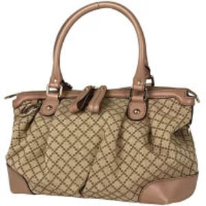 Gucci GG Sukey 2way Shoulder Bag canvas beige pink
